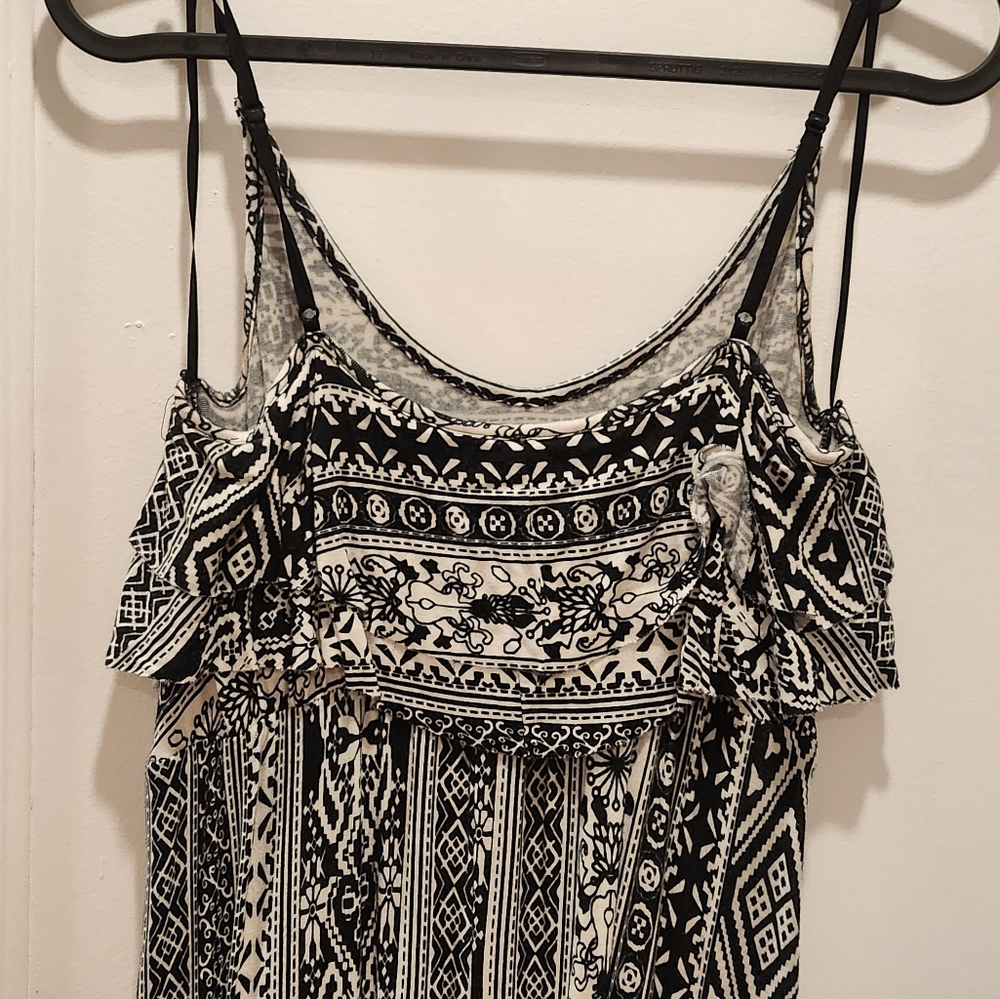 Fitted maxi summer dress